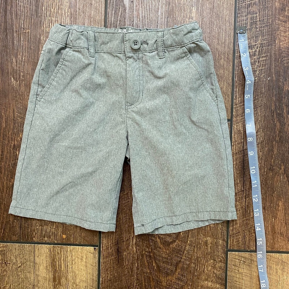 Cat and Jack Boys Shorts SZ 7 Grey Speckled Print